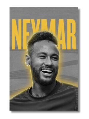 Neymar úsmev obraz na stenu futbalové darčeky. Darček pre futbalistu