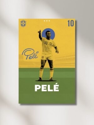 Obrazy na stenu Pelé Brazília futbalové darčeky pre futbalistu