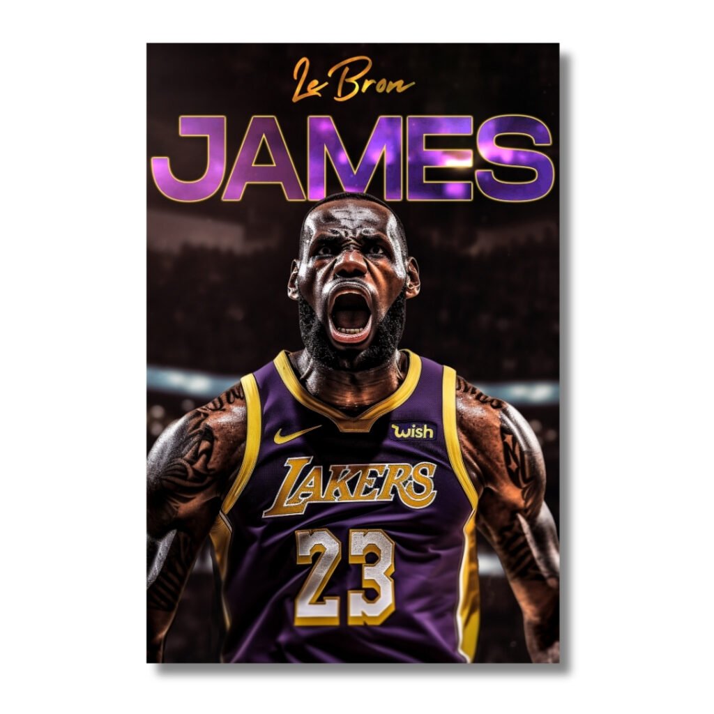 LeBron James Basketbalové obrazy, basketbal darček obraz na stenu