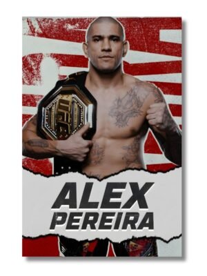 Alex Pereira obraz na stenu MMA