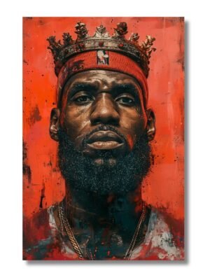 LeBron James obraz na stenu Pop-Art Kráľ