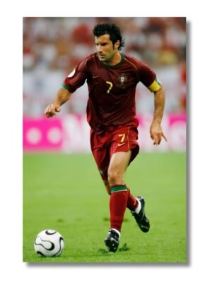 Luís Figo obraz na stenu futbalistu