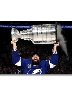 Nikita Kucherov obraz hokejistu pohár trofejou (2)