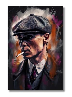 Oppenheimer obraz na stenu s cigaretou pop-art