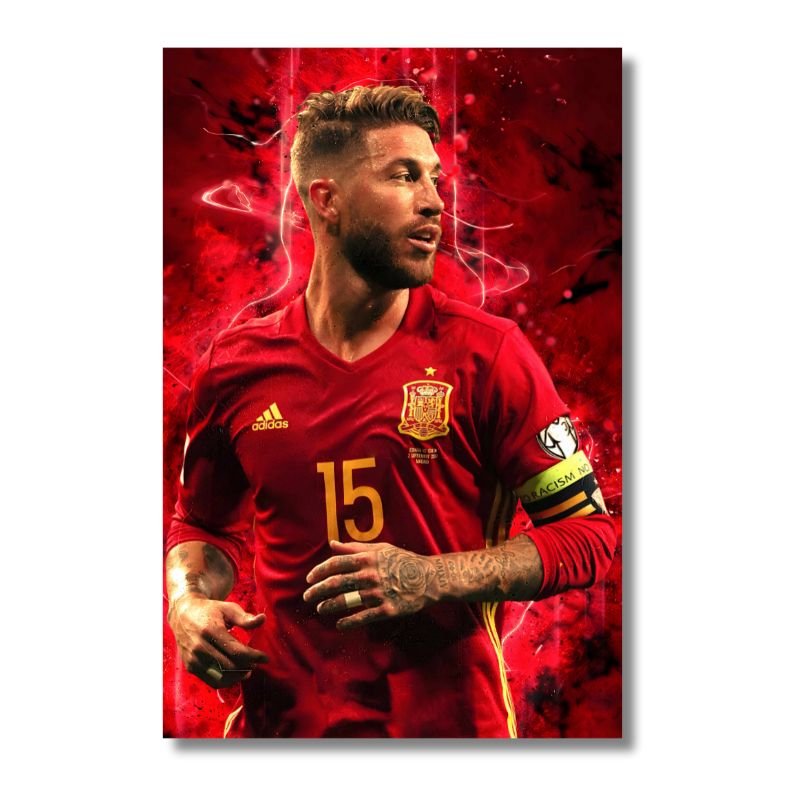 Sergio Ramos obraz za Španielsko