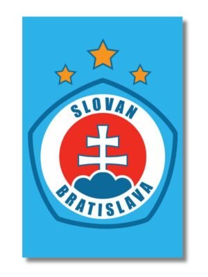 Slovan Bratislava logo futbalového klubu obraz na stenu