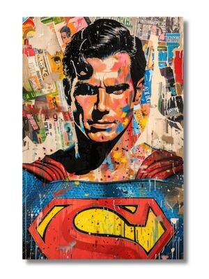 Superman pop-art obraz